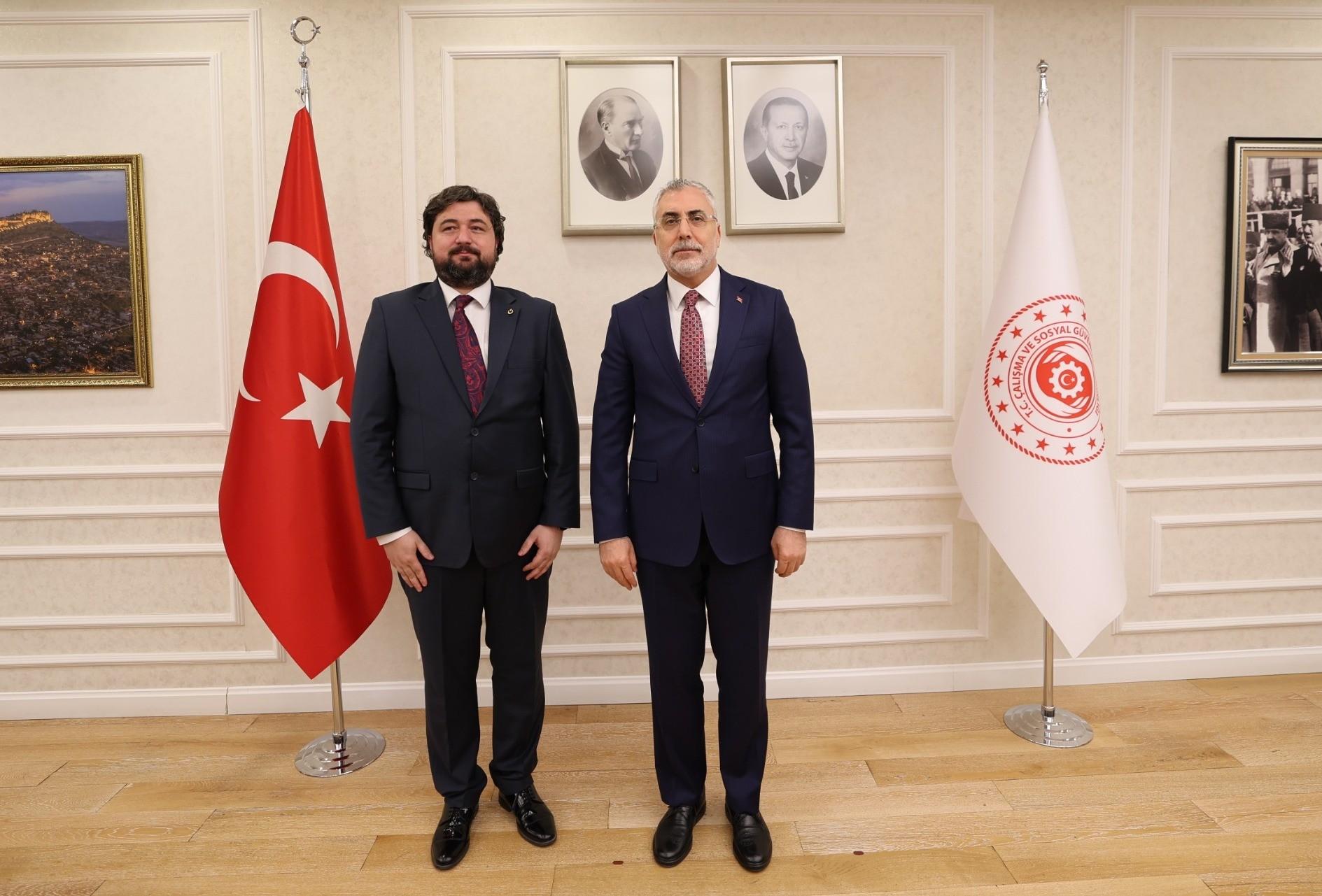 VISIT FROM OUR BOARD CHAIRMAN SERKAN ÜLKÜ TO OUR MINISTER VEDAT IŞIKHAN